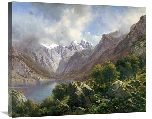 Global Gallery GCS-266884-30-142 30 in. An Alpine Lake Art Print - Kar