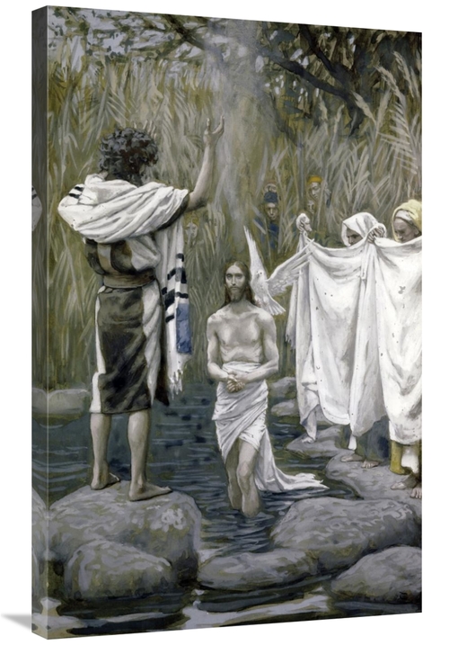 Global Gallery GCS-280222-36-142 36 in. Baptism of Jesus Art Print - J