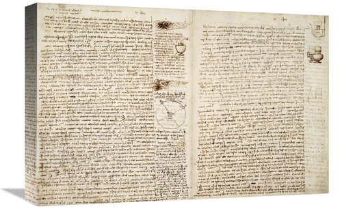 Global Gallery GCS-267903-22-142 22 in. Codex Hammer Pages 124-127 Art