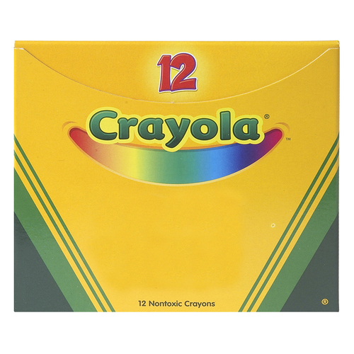 Crayola BIN83651BN Black Crayola Bulk Crayons, 12 Count Per Box - 