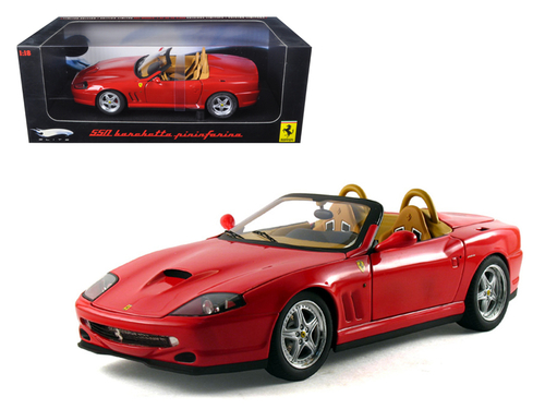 Ferrari 550 Barchetta Pininfarina Red Elite Edition 1/18 Diecast Model
