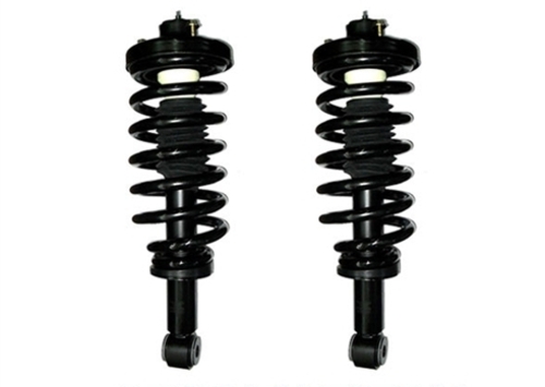 Airbagit COILSTRUTS-171358B 3 in. Lowered Height Nissan Titan Quickstr