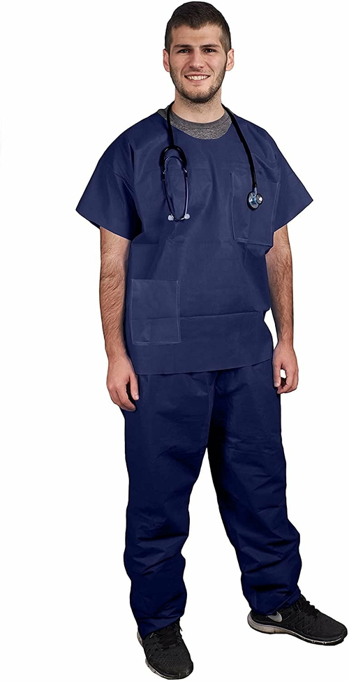 Polypropylene Set of Pants and Shirts. 55 Sets of Medical Scrub Top