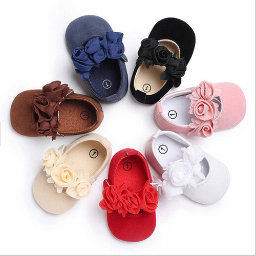 Flock Soft Shoes Newborn to 18M  Infants Baby