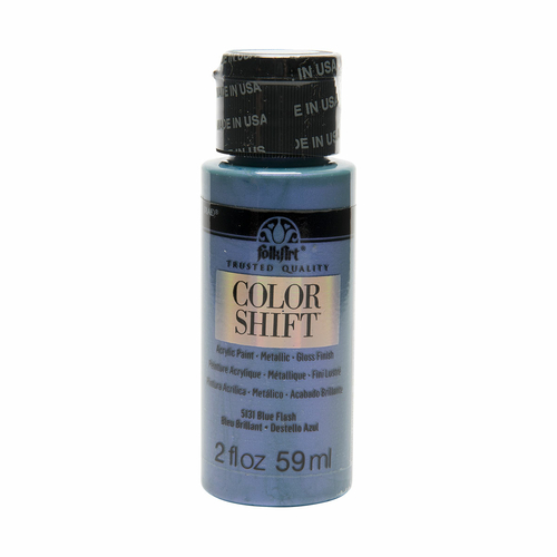 Plaid Craft FACS2-5131 2 oz Color Shift Acrylic Paint - Blue Flash