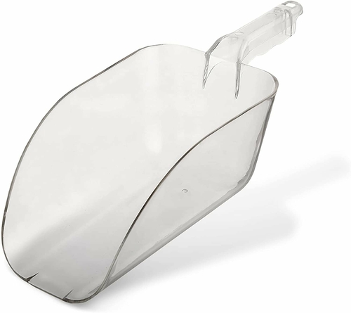 Pack of 10 Scoopers for Ice 64 oz. White Plastic Scoopers for Food