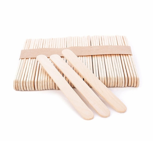EZGOODZ Disposable Tongue Wood Depressors, 6" x 3/4"