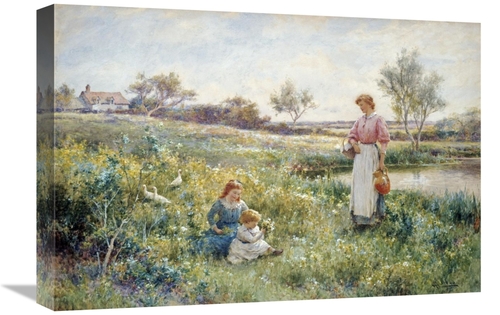 Global Gallery GCS-266394-22-142 22 in. Summer Flowers Art Print - Alf