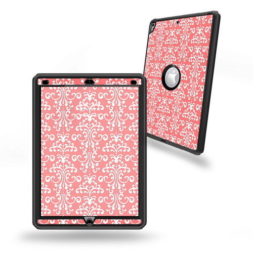 MightySkins OTDIPPRO2-Coral Damask Skin for Otterbox Defender Apple iP