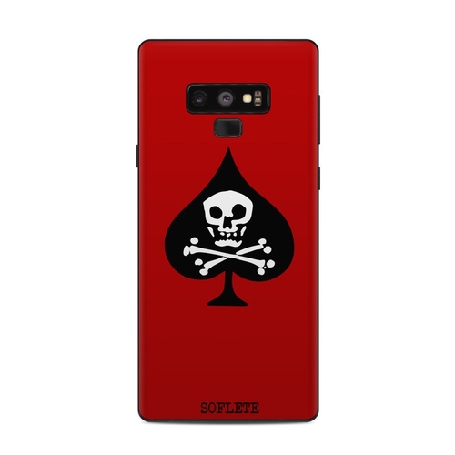 DecalGirl SAGN9-SFLT-RED Samsung Galaxy Note 9 Skin - Soflete Red Logo