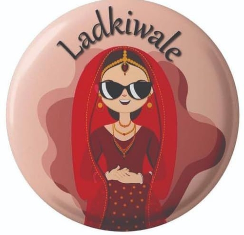 Ladkiwale - Ladkiwale |Team Bride - Team Groom Wedding Badges (props)