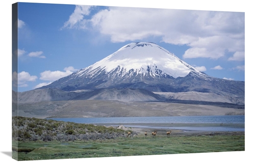 Global Gallery GCS-451458-2436-142 24 x 36 in. Lake Chungara & Parinco