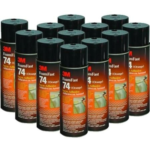 American Granby 743MCS 1 qt No 74 Spray Adhesive, 3 m - Orange