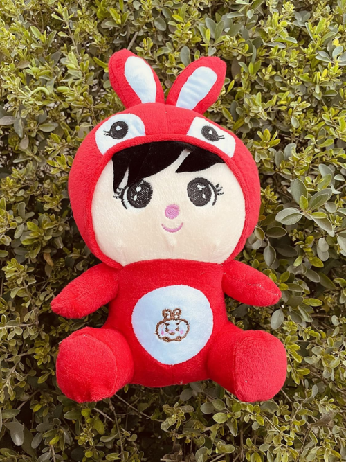 Bunny Cap Soft Toy Stuffed Soft Toys Huggable Washable Toy