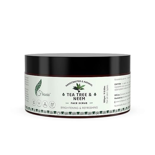 Frescia Tea Tree & Neem Face Scrub | Deep Cleansing & Gentle