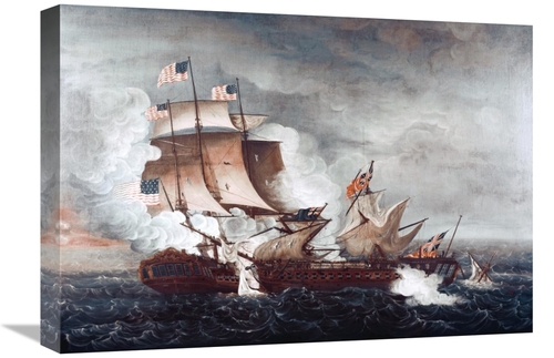 Global Gallery GCS-276747-22-142 22 in. Battle of Constitution & Guerr