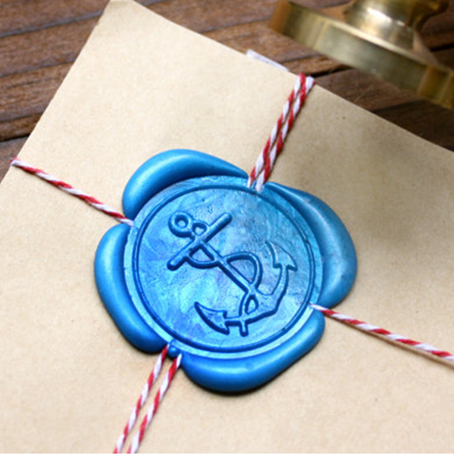 Anchors Metal Stamp / Wedding Wax Seal Stamp