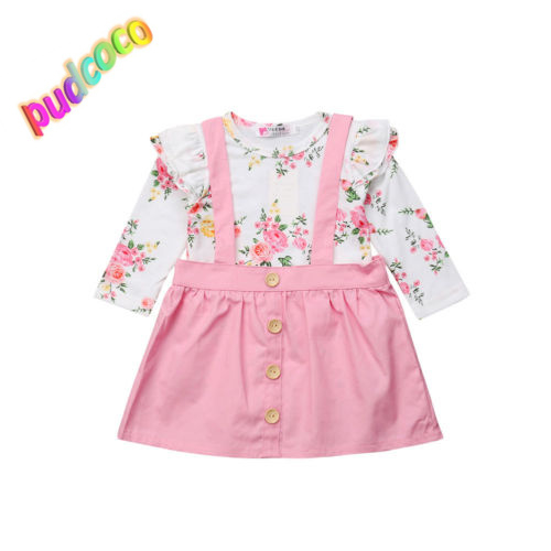  Newborn Kids Baby Girl Outfit Clothes Set