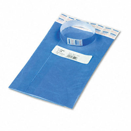 Advantus 75442 Crowd Management Wristbands  Sequentially Numbered  Blu
