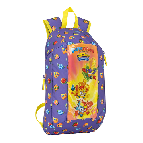 Child bag SuperThings Guardians of Kazoom Mini Purple Yellow (22 x 39