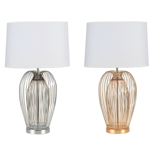 Desk lamp DKD Home Decor Metal White 220 V 35 x 35 x 63 cm 50 W (2