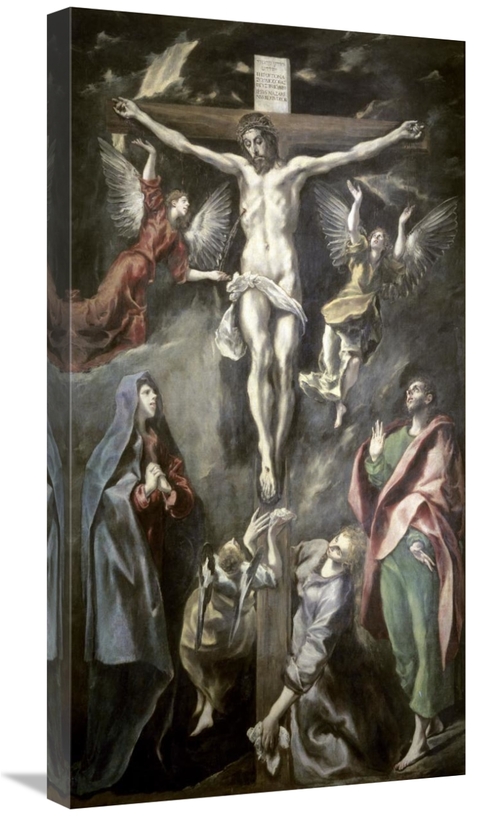 Global Gallery GCS-277476-30-142 30 in. Crucifixion Art Print - El Gre