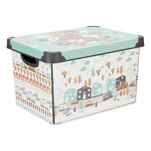 Storage Box Road With handles Plastic 17 L (27,5 x 22 x 36,5 cm)