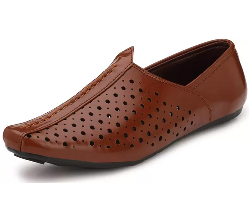 Nagra Shoes for Men Jutti for Men Laser cut Design (Size-9)