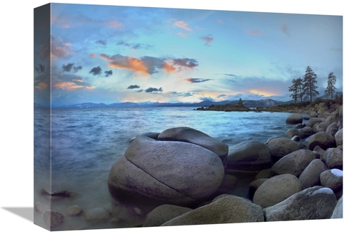 Global Gallery GCS-452079-1216-142 12 x 16 in. Rocky Shoreline Along H