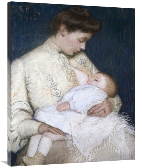 Global Gallery GCS-279393-40-142 40 in. Nursing the Baby Art Print - L