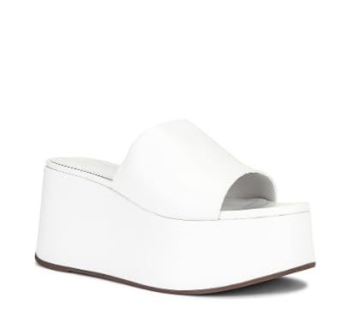 Women's Toe Separator Platform Sandals (Size-UK-5) (Color-WHITE)