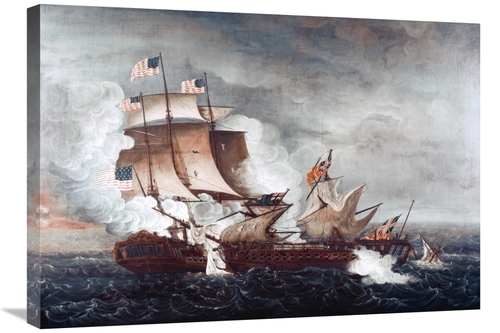 Global Gallery GCS-276747-30-142 30 in. Battle of Constitution & Guerr