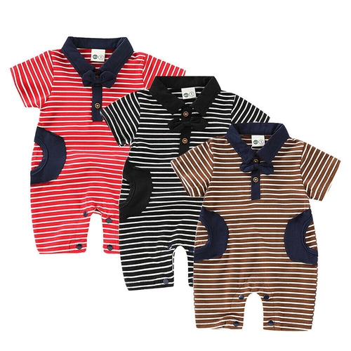 Newborn Kids Baby Boy Brother Gentleman Romper