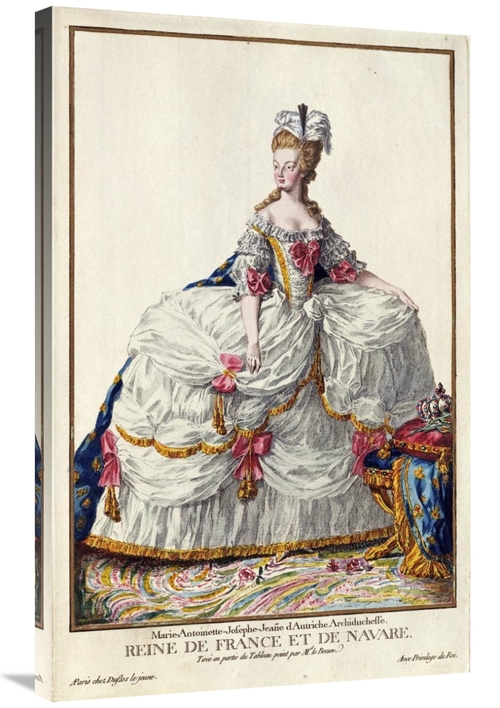 Global Gallery GCS-266244-36-142 36 in. Marie Antoinette Art Print - P