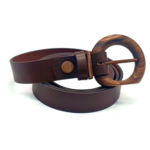 Luxury Wood Belt Fuji Heart 307