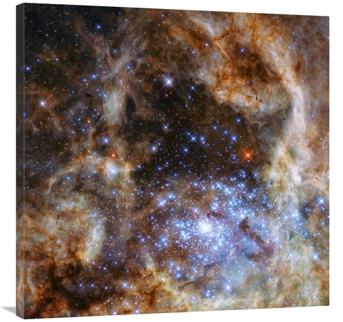 Global Gallery GCS-460938-3636-142 36 x 36 in. Star Cluster R136 Art P