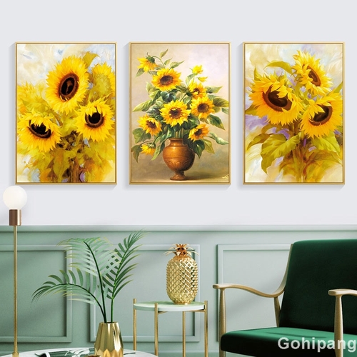 Flower Canvas Painting Art Posters and Prints