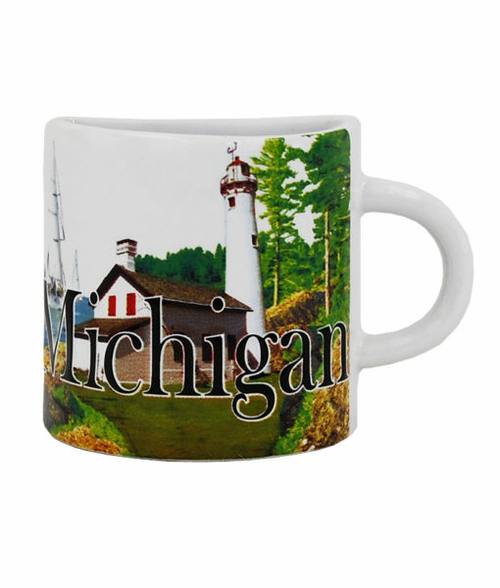 Americaware MGMIC01 Michigan Mug Magnet