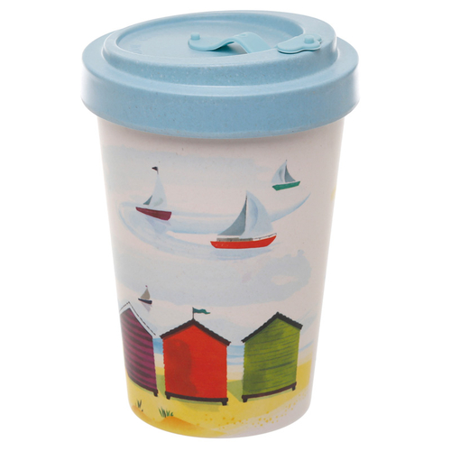 Bamboo Composite Beach Screw Top Travel Mug