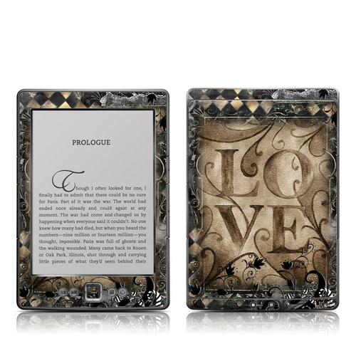 DecalGirl AK4-LOVESEMBR Amazon Kindle Skin 4th & Latest Generation Ski