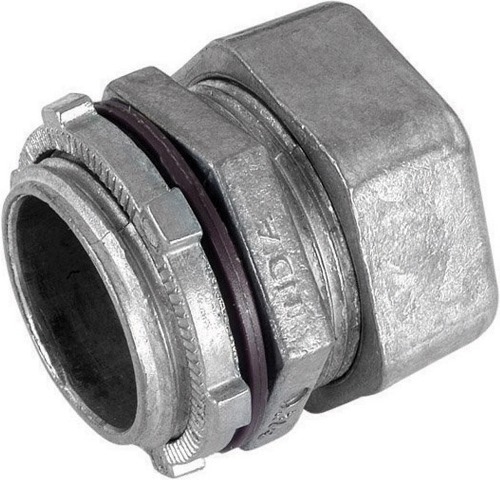 Gampak 49851 Compression Connector  Steel  Gray  0.75 in.