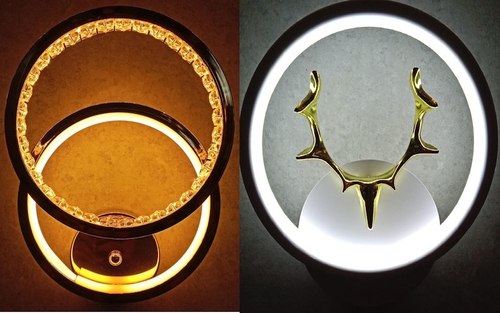 "Stylish Round Hanging Light",Deer Horn Wall Light