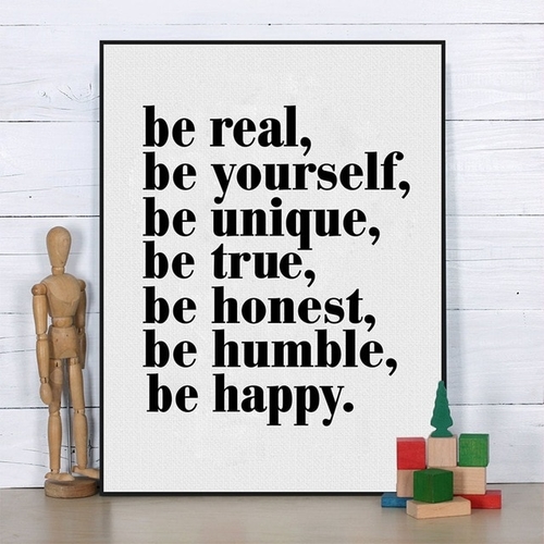 Inspiration Quote Canvas Art Prints Kids Room Art