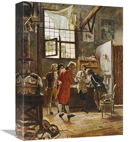 Global Gallery GCS-268002-16-142 16 in. The Inventors Laboratory Art P