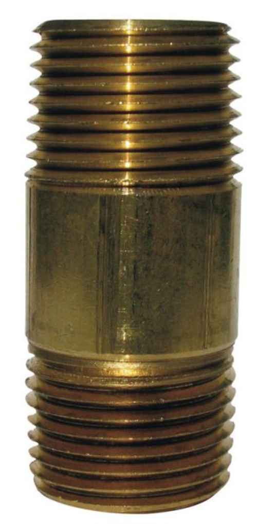 Anderson 49001 0.38 x 1.5 in. Brass Nipple