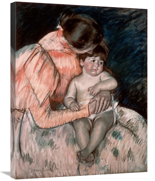 Global Gallery GCS-276995-30-142 30 in. Mother & Child Art Print - Mar