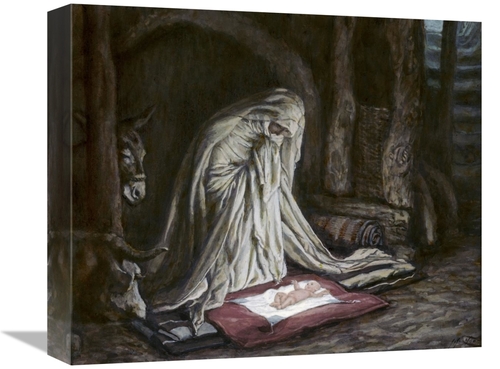 Global Gallery GCS-282886-16-142 16 in. Birth of Jesus Christ Art Prin