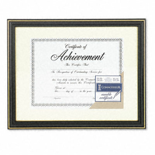 Dax N2709S6T Gold-Trimmed Document Frame with Certificate  Wood  11 x 
