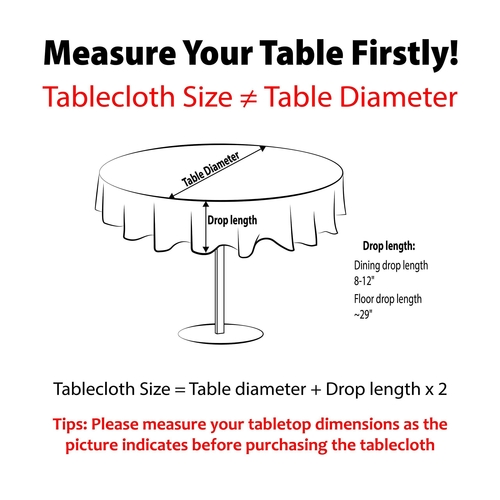 Turkish Floral Coloring Round Easter Tablecloth Non Iron Stain