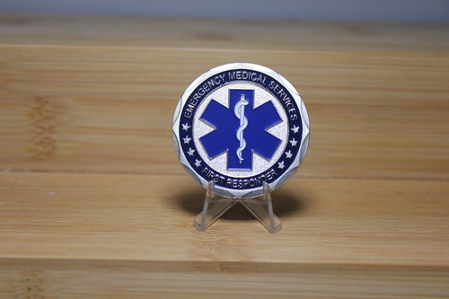 EMS Emergency Medical Service Ambulance Challenge Coin